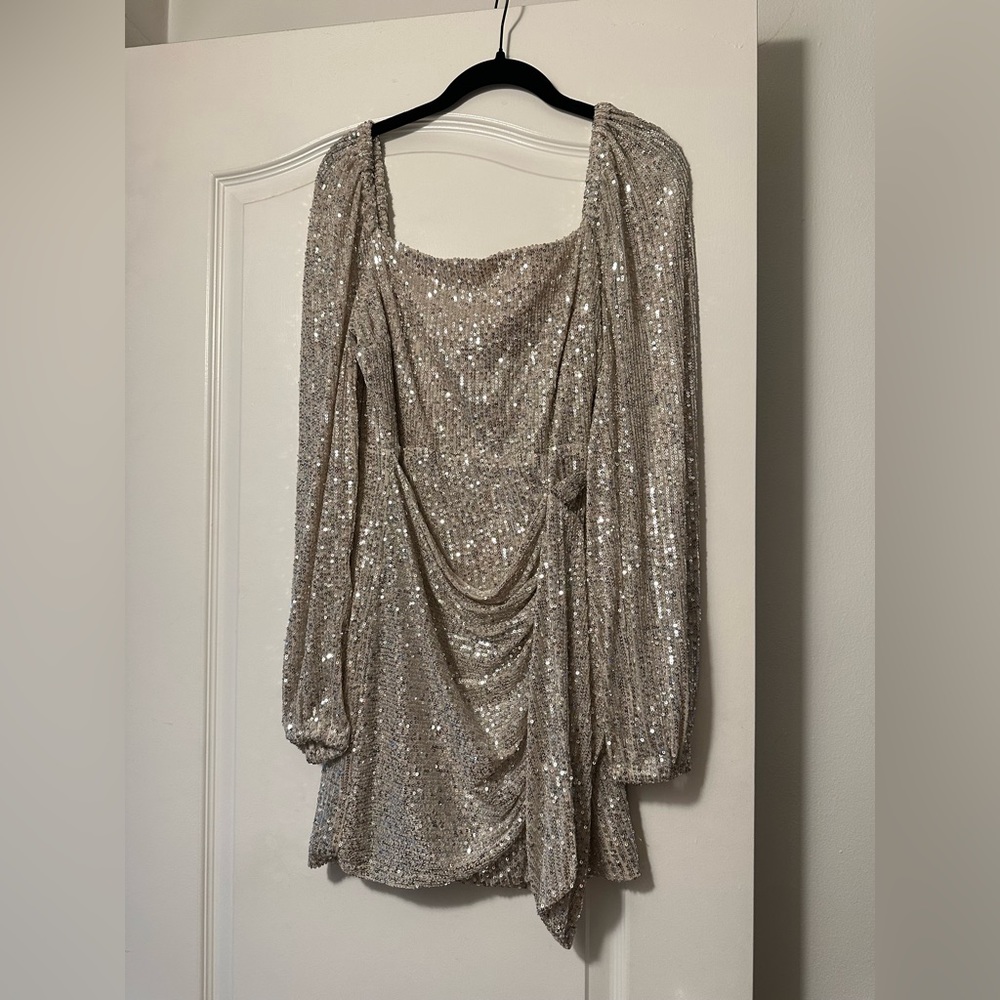 Sequin dress for the holidays! Worn once!